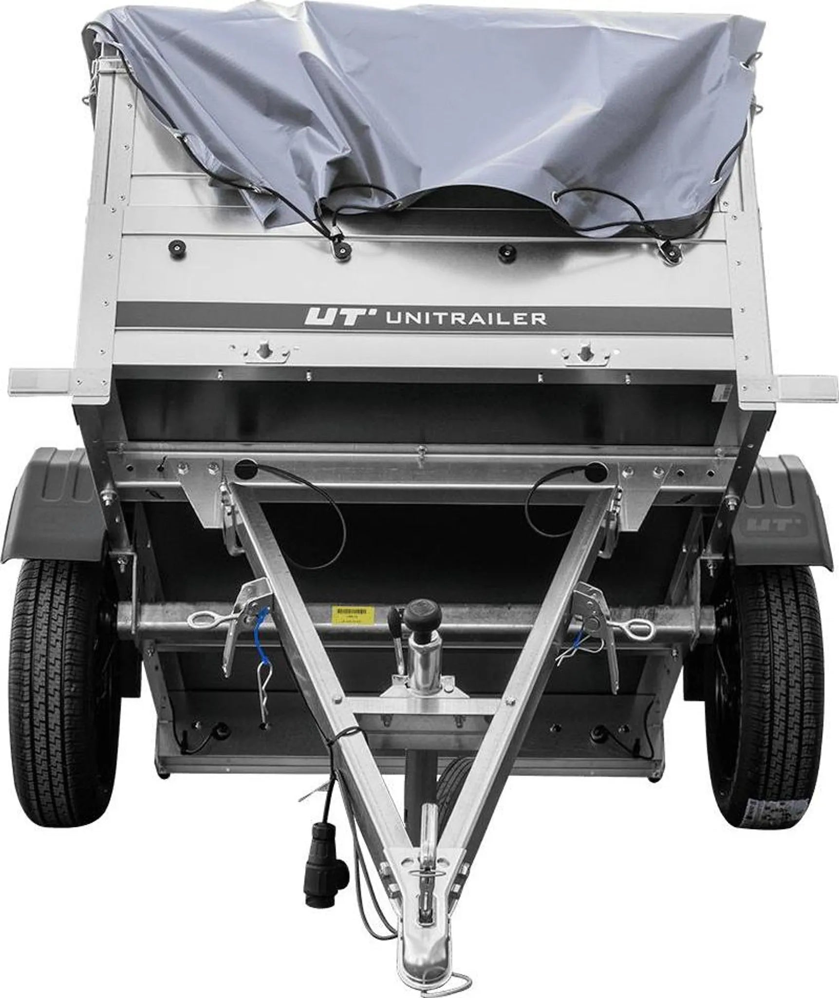 Anhänger GARDEN TRAILER 150 KIPP mit zusätzlichen Bordwänden, Stützrad und Flachplane - Neu