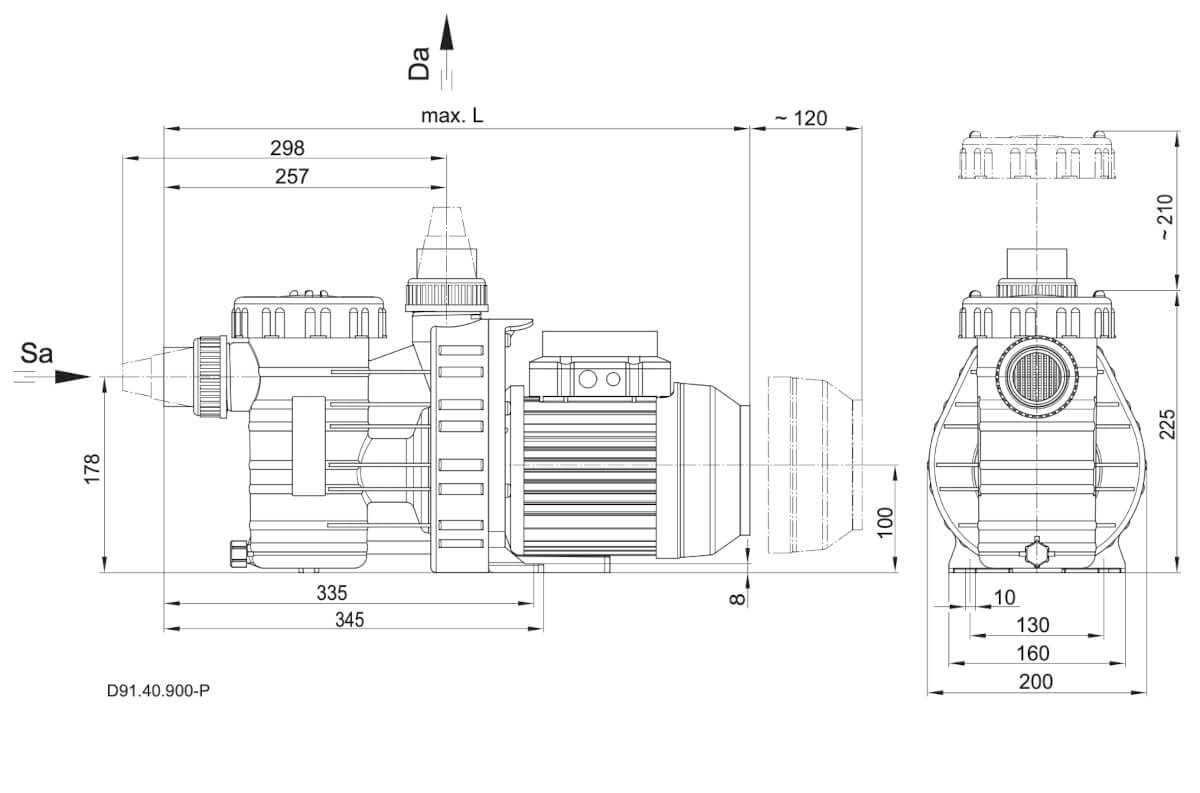 Aqua Vario Plus OKU Edition Poolpumpe