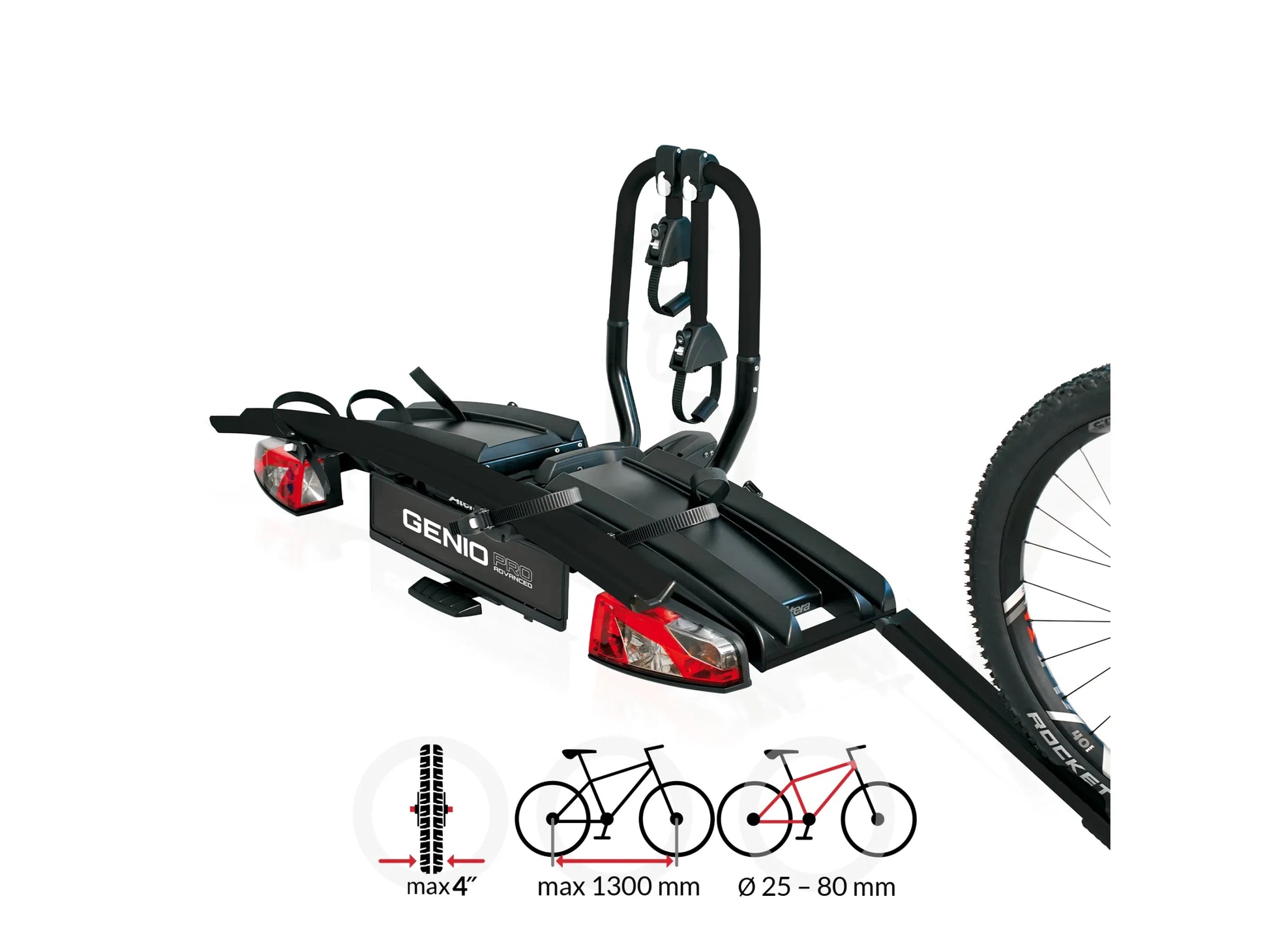 Atera Fahrradträger Genio Pro Advanced Black Edition