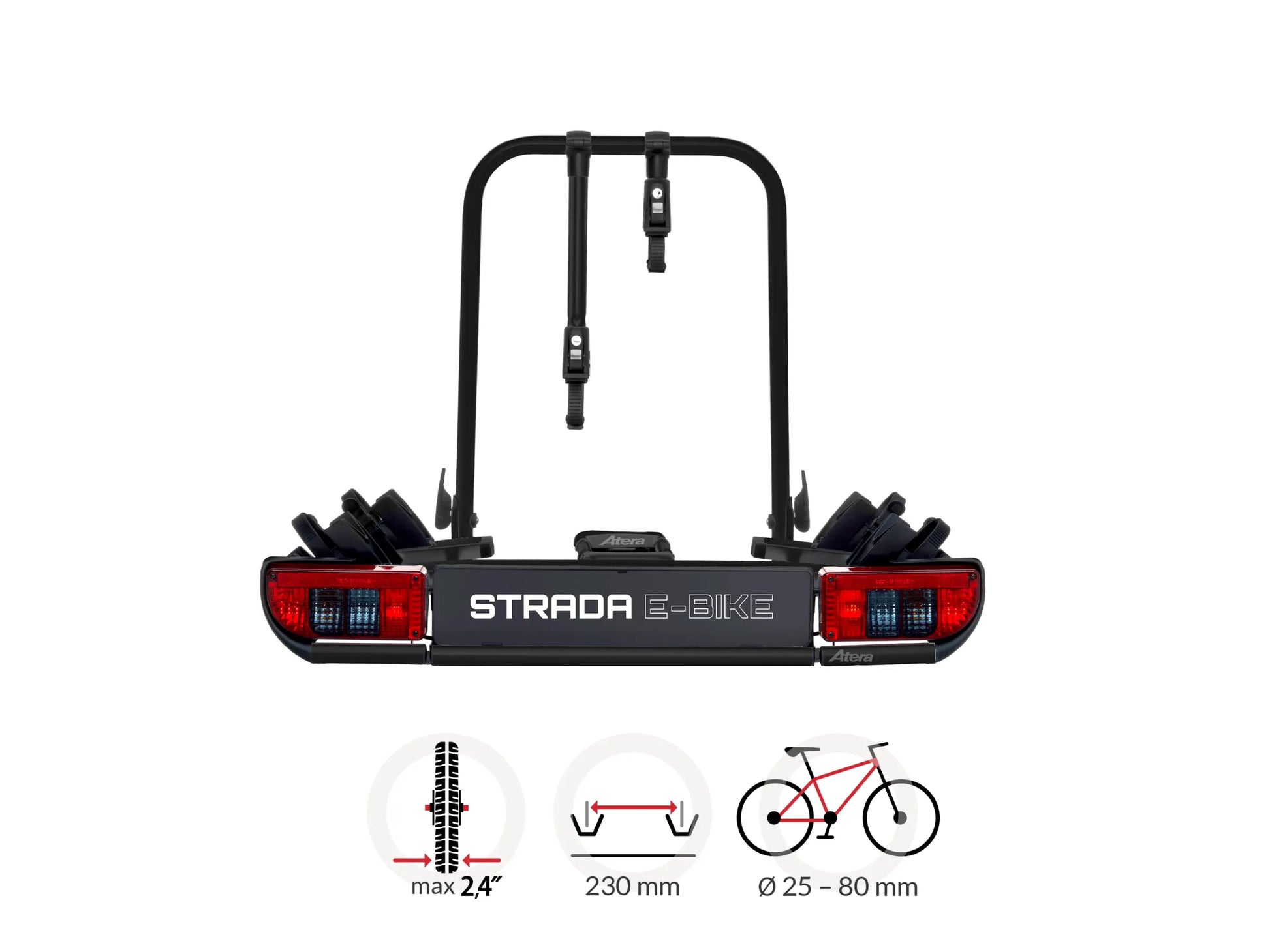Atera Fahrradträger Strada eBike für 2 Bikes