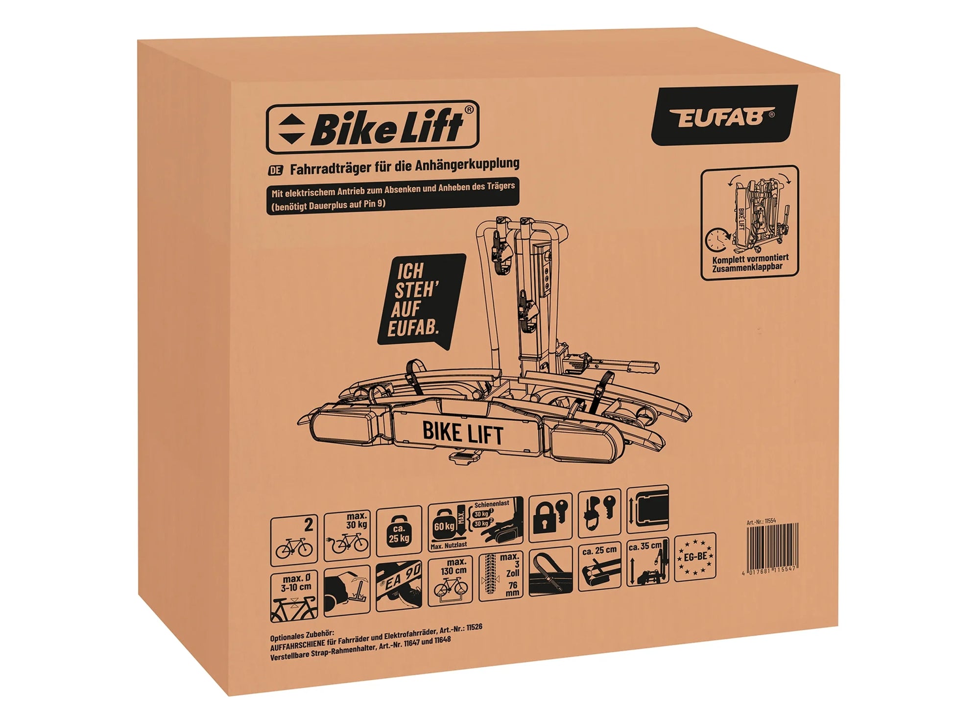 Eufab Fahrradträger Bike Lift