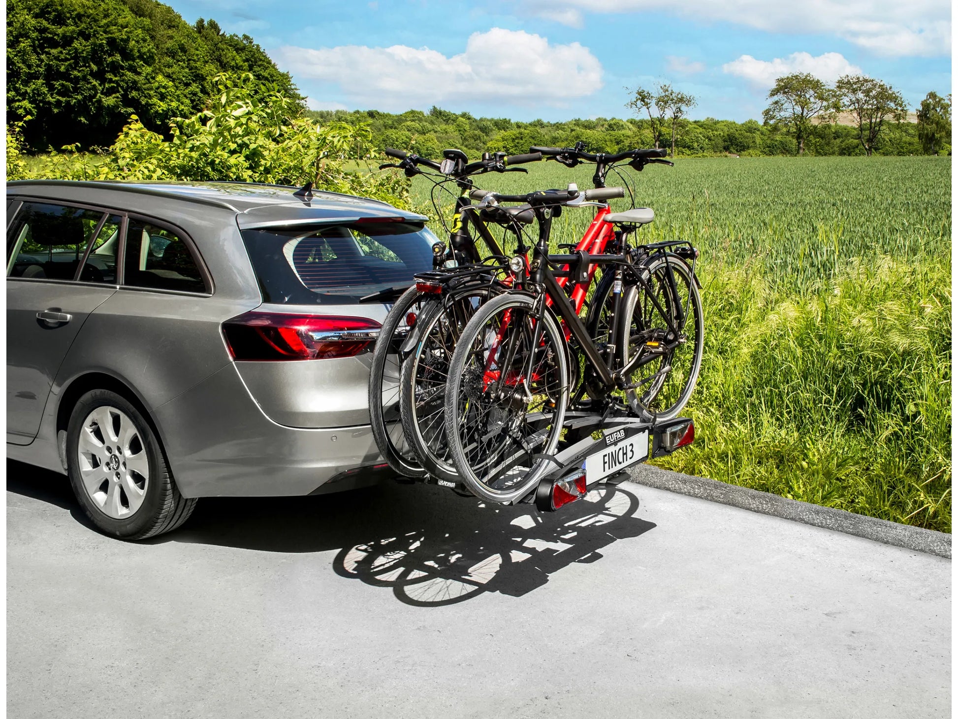 Eufab Fahrradträger Finch für 3 Fahrräder