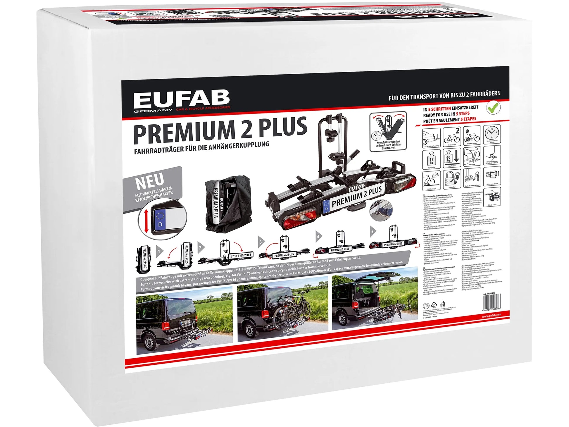 Eufab Fahrradträger Premium 2 Plus