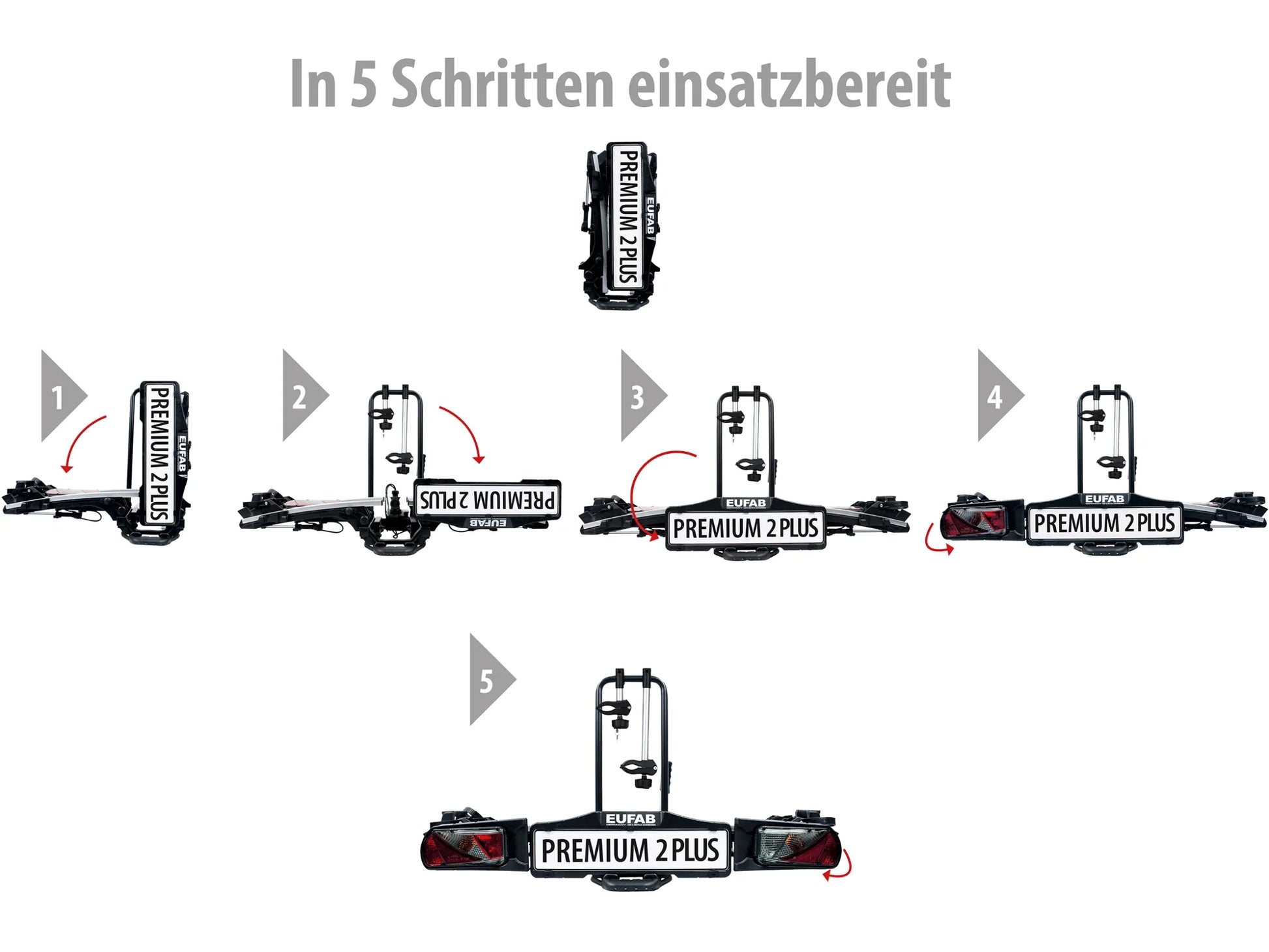 Eufab Fahrradträger Premium 2 Plus