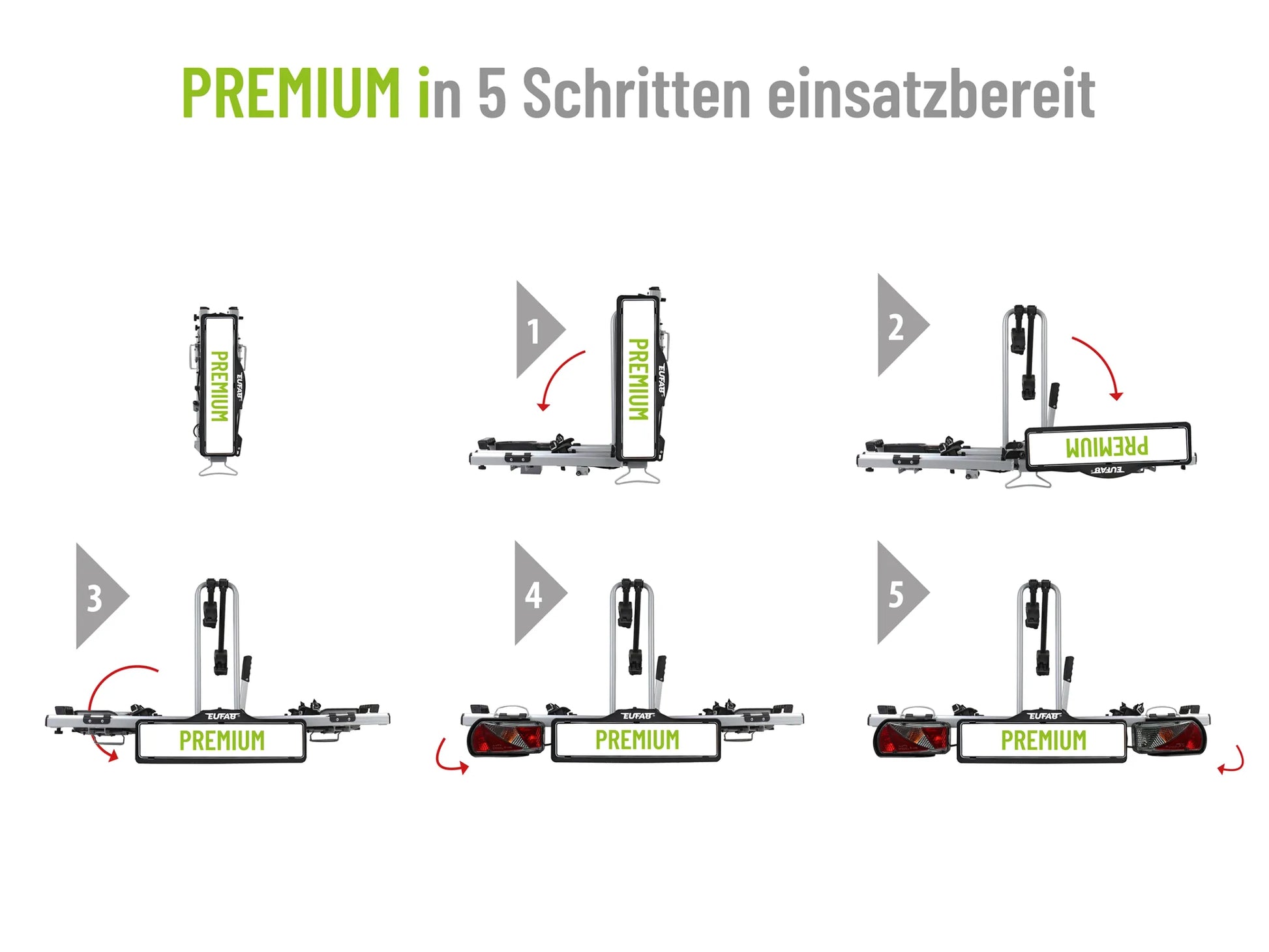 Eufab Fahrradträger Premium Faltbar