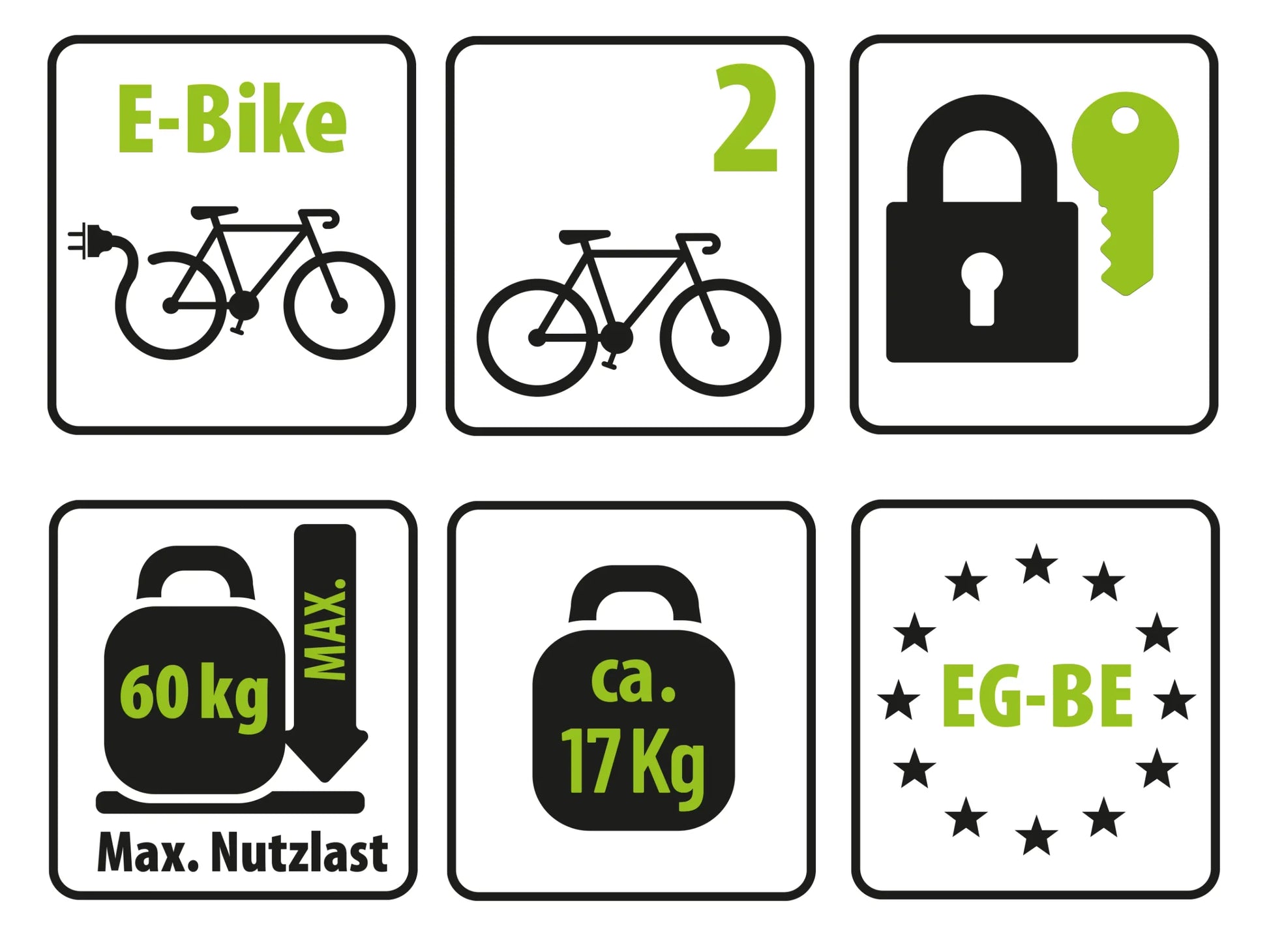 Eufab Fahrradträger Premium Faltbar