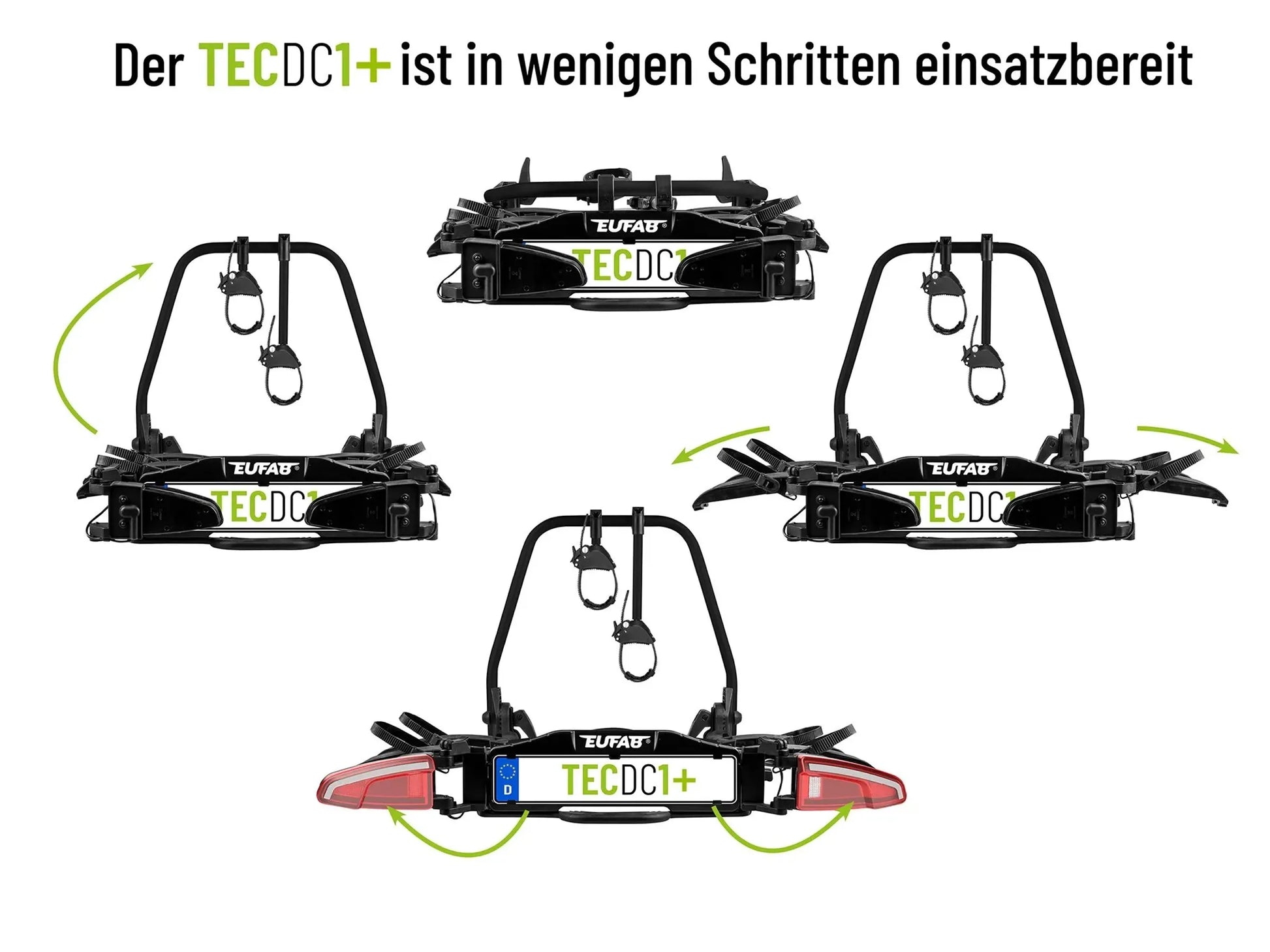 Eufab Fahrradträger TECDC1+ für 2 Fahrräder