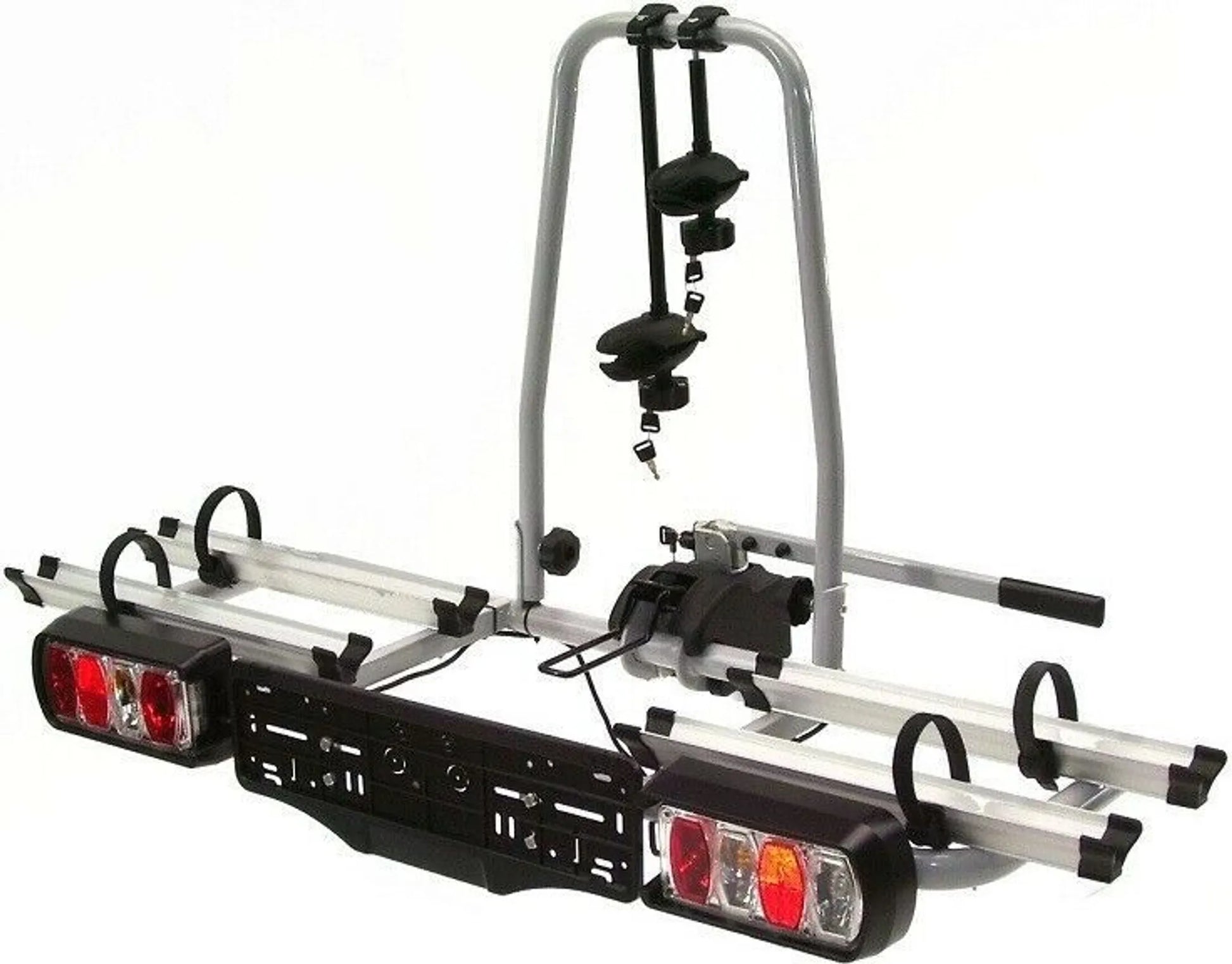 Fahrradträger für 2 ebikes Fahrräder 60kg Heckträger Anhängerkupplung Abklappbar