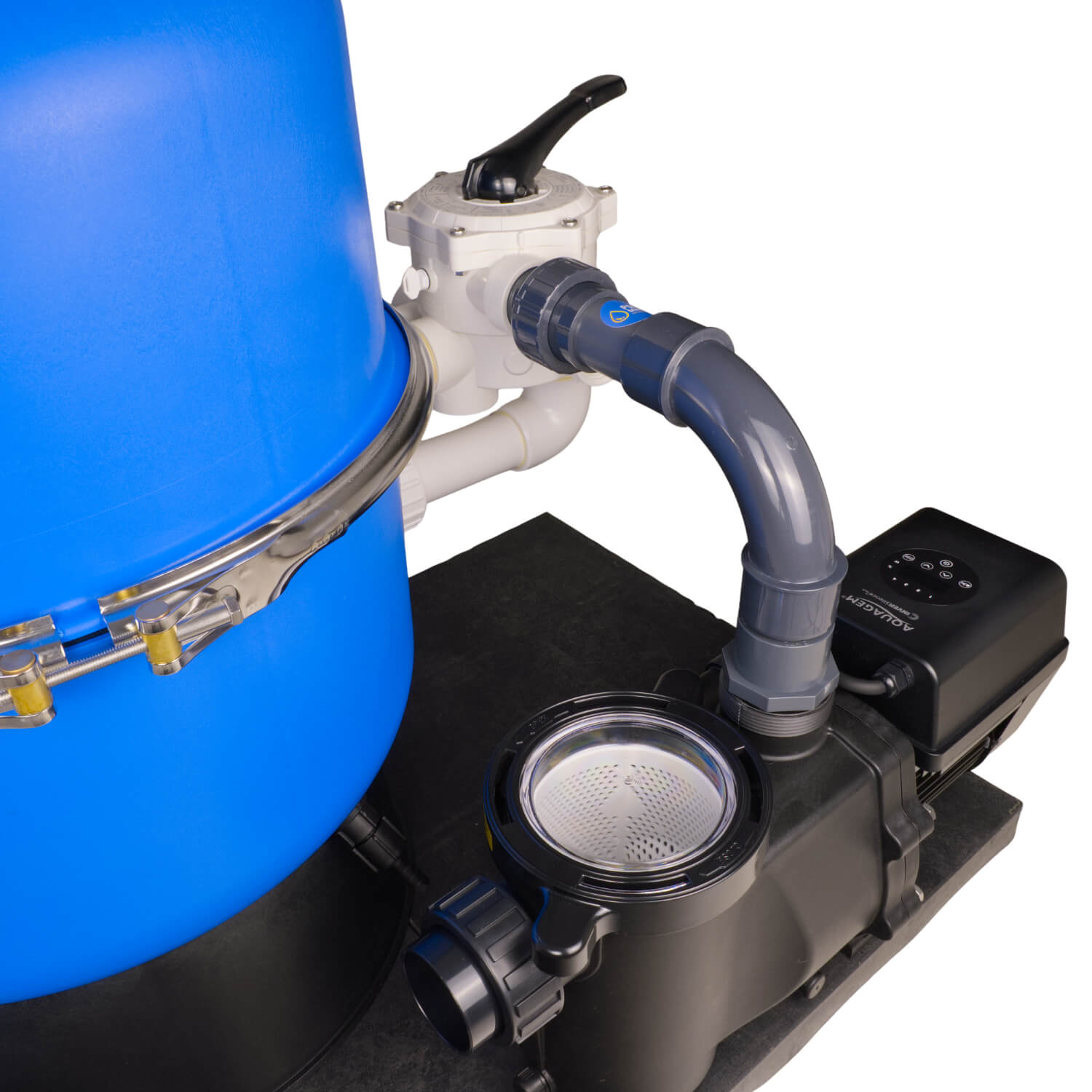 PoolMarie Comfort 500 mit InverEco DE15 Sandfilteranlage