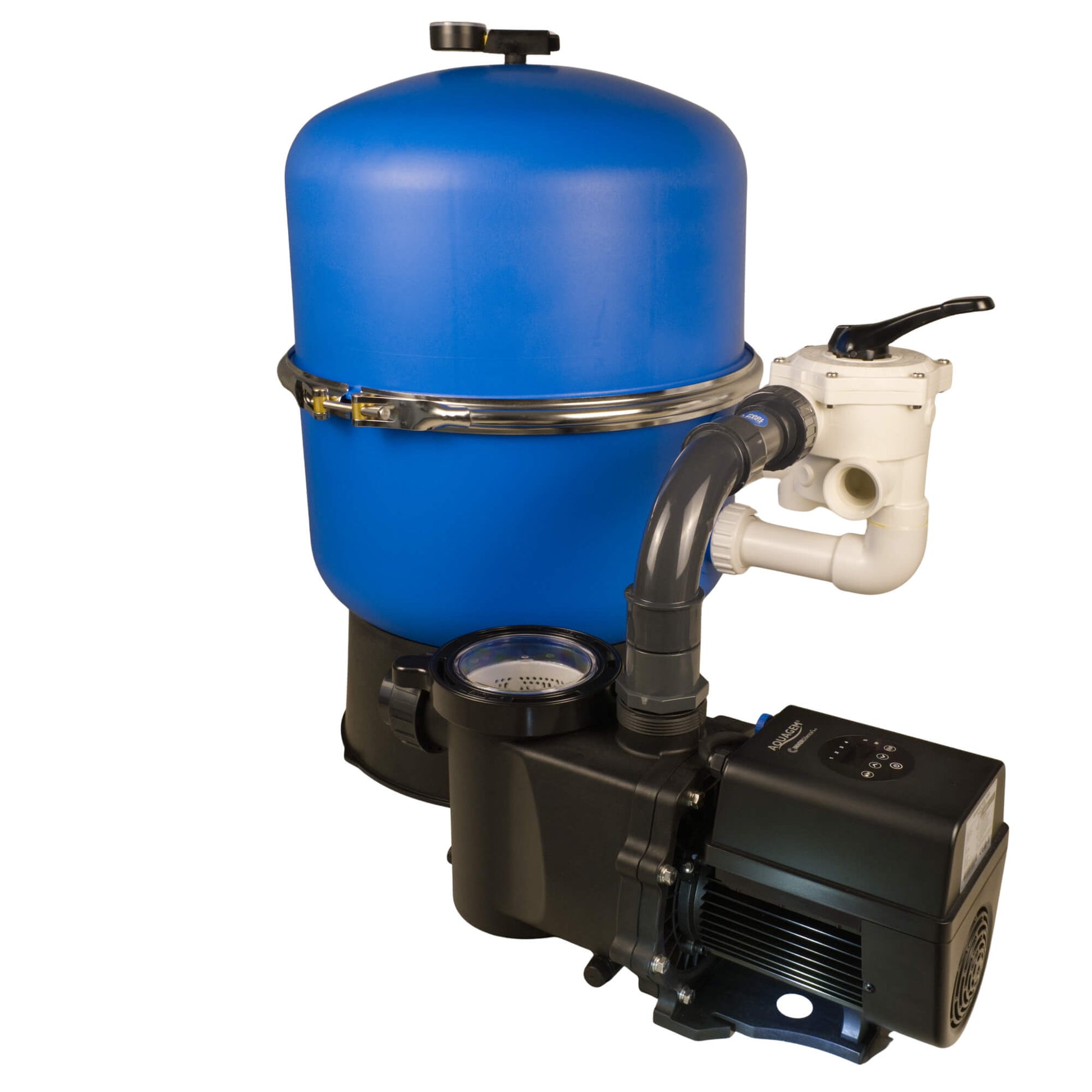 PoolMarie Comfort 500 mit InverEco DE15 Sandfilteranlage