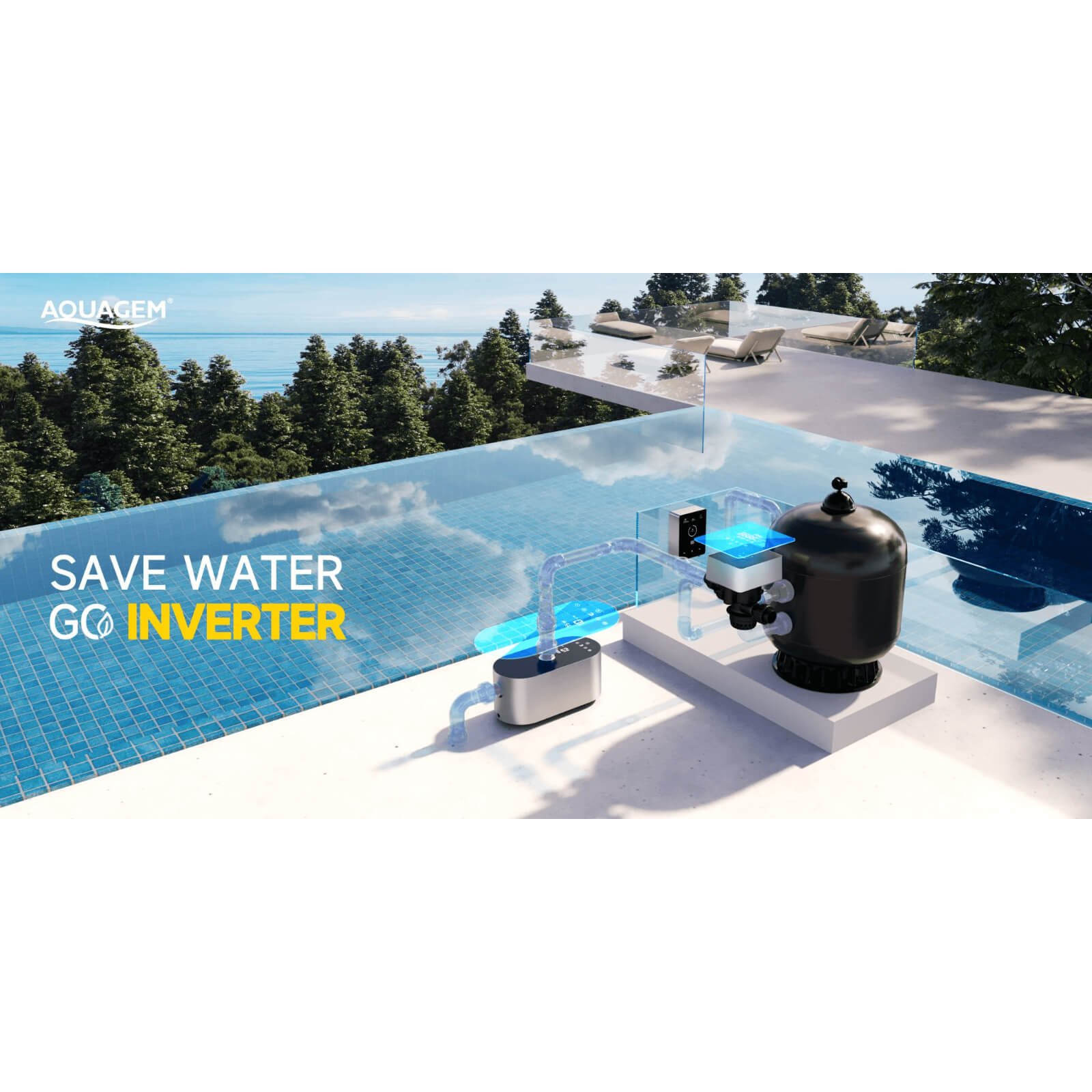 Aquagem InverMaster Poolpumpe