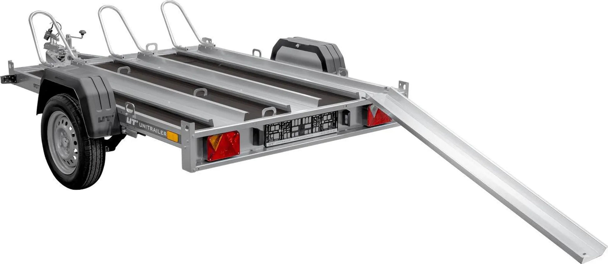 Motorradanhänger 220x155 UNITRAILER MOTO 3 Feder