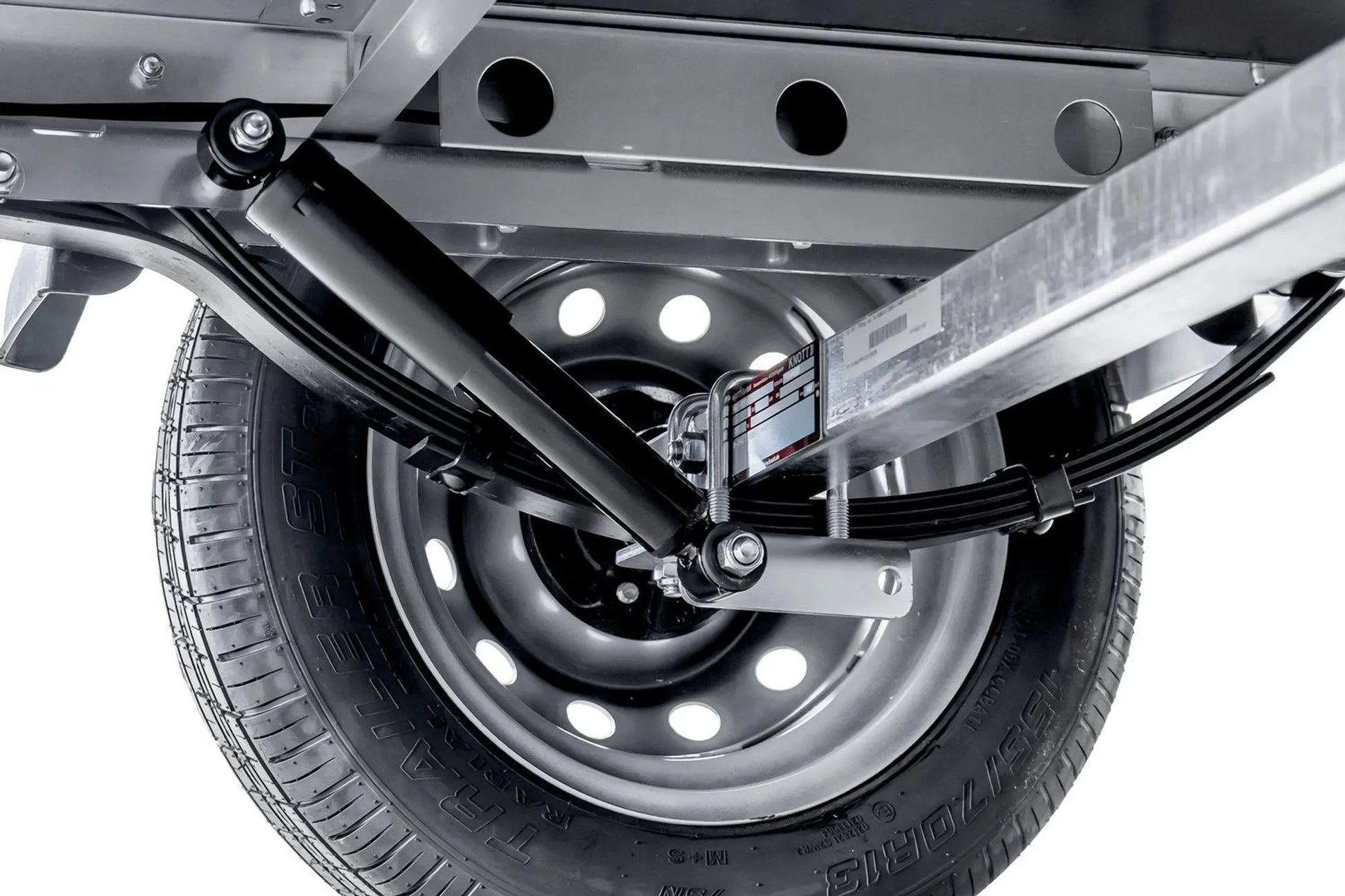 Motorradanhänger 220x155 UNITRAILER MOTO 3 Feder