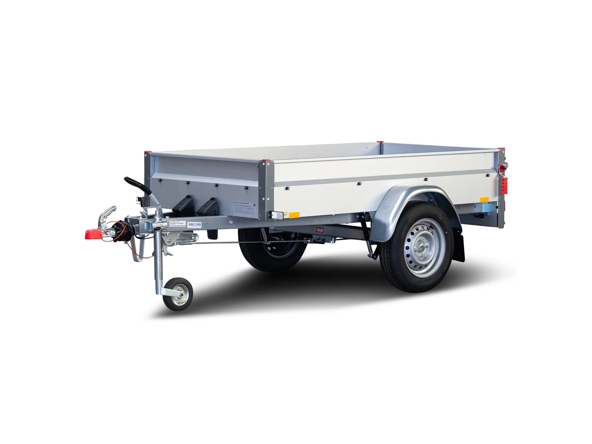 Stema Anhänger Basic 850 kg Inkl. Bordwandaufsatz und Flachplane