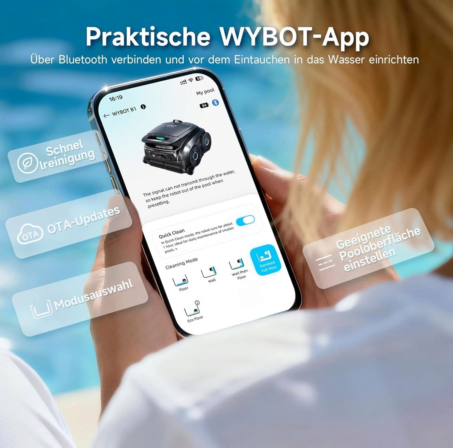 WYBOT Poolroboter B1